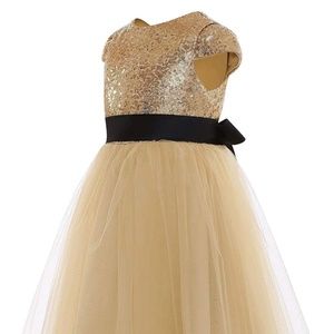 Flower Girl Dresses Tulle A-Line Sequin Sleeveless - 2T